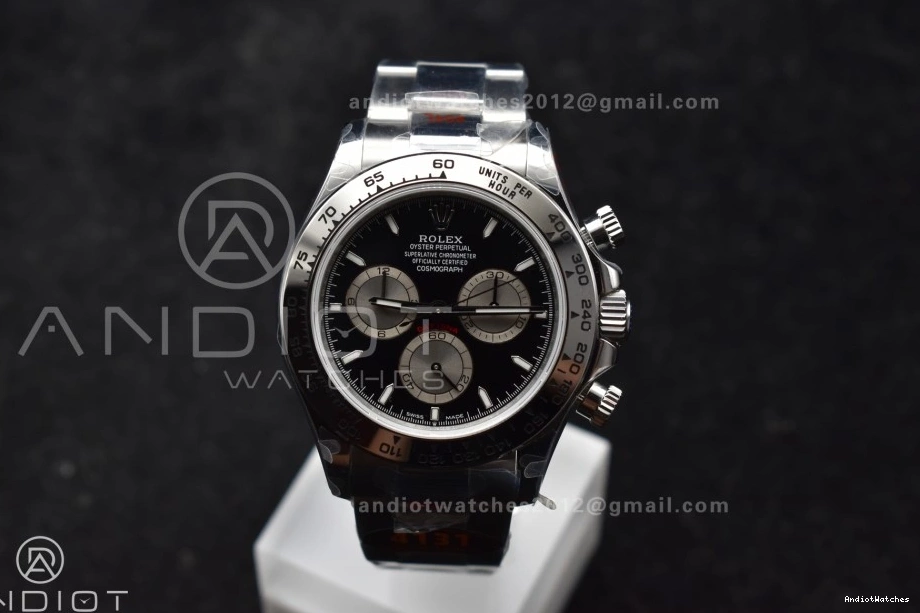 Best 794 Daytona SS SH4131 on Dial Silver 126509 V Bracelet QF Edition 1:1 Black Classic 0803
